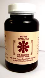 Chinese Herbal Formula Prostatitis, Infections of rectum, testicles, prostate, bladder, ovaries, kidneys, urinary tract, vagina, intestines, Appendicitis, Bone marrow inflammation, lymph gland inflammation, skin sores, Constipation, cleansing intestinal walls Bowel Combination from Dr. Chang Forgotten Foods contains Rhubarb, Mouten, Persica, Mirabilitum, Tricosanthes seed.